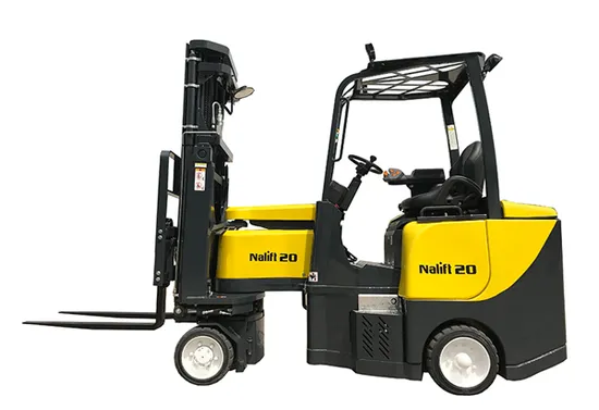 Vna Forklift 3t Electric Forklift Very Narrow Aisle Forklift Articulated Forklift 