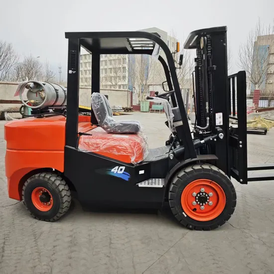 China Carretilla Elevadora GLP Propane Forklifts Montacarga Fork Lift Gasoline Gas LPG Forklift Price for Sale 