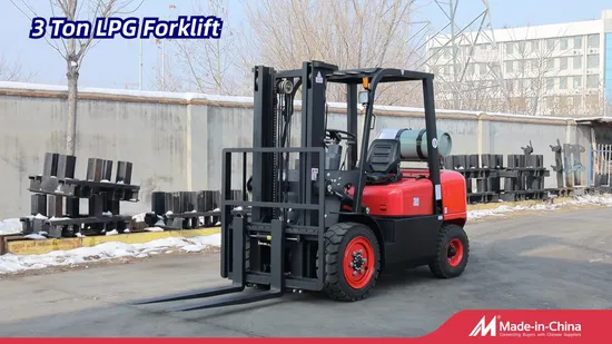Chariot élévateur GPL 3 tonnes 3,5 t, fournisseur chinois de premier plan, chariot élévateur à essence/GPL 2,5 tonnes