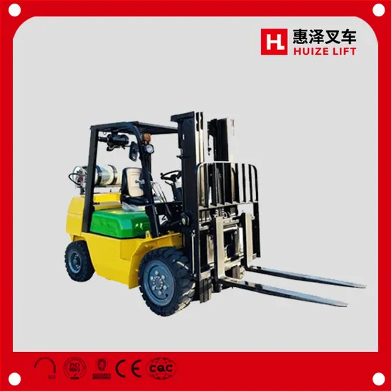 Chariot élévateur à fourche Montacargas 2 tonnes 2,5 tonnes GPL essence diesel avec accessoires de serrage