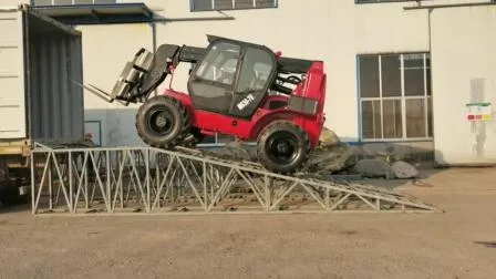 Chariots télescopiques chinois multifonctionnels de type 4X4 pour la construction agricole, chariots télescopiques d'occasion, chariots élévateurs télescopiques de 3 tonnes, 3,5 tonnes et 4 tonnes. Fabricant de chariots télescopiques