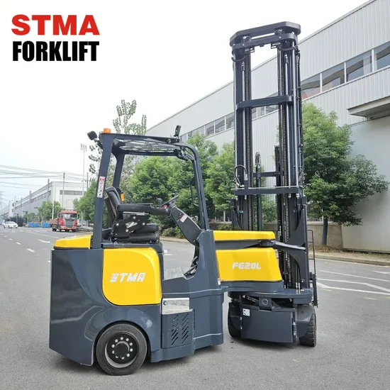 Narrow Aisle Forklift Truck 2ton 2.5ton Electric Articulated Forklift for Warehouse 